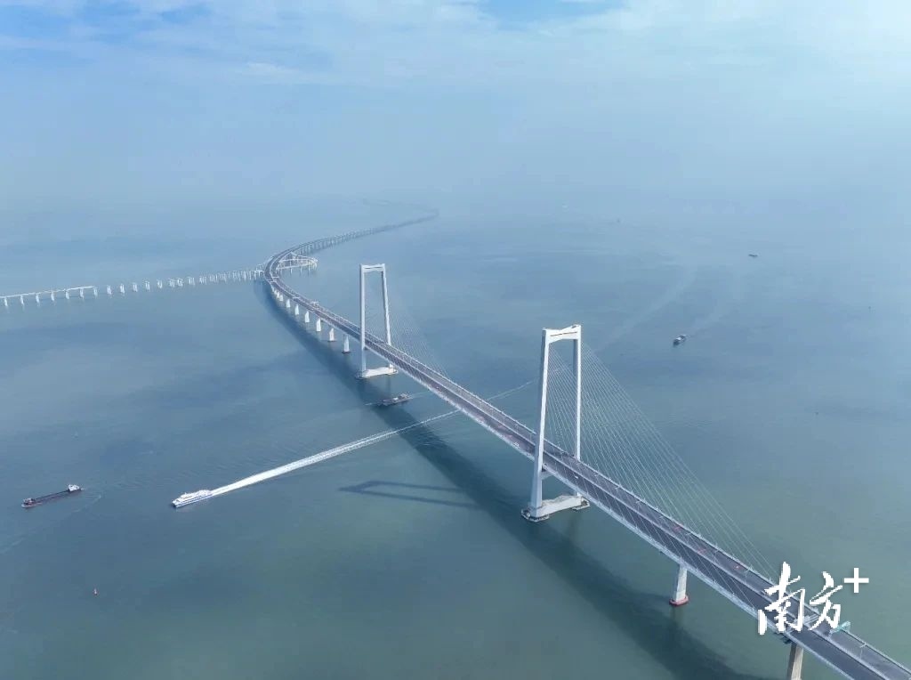 深中通道（资料图片）。  