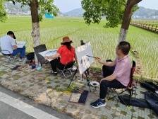 兴宁市“百千万工程”美术采风展览活动走进大坪镇潭坑村