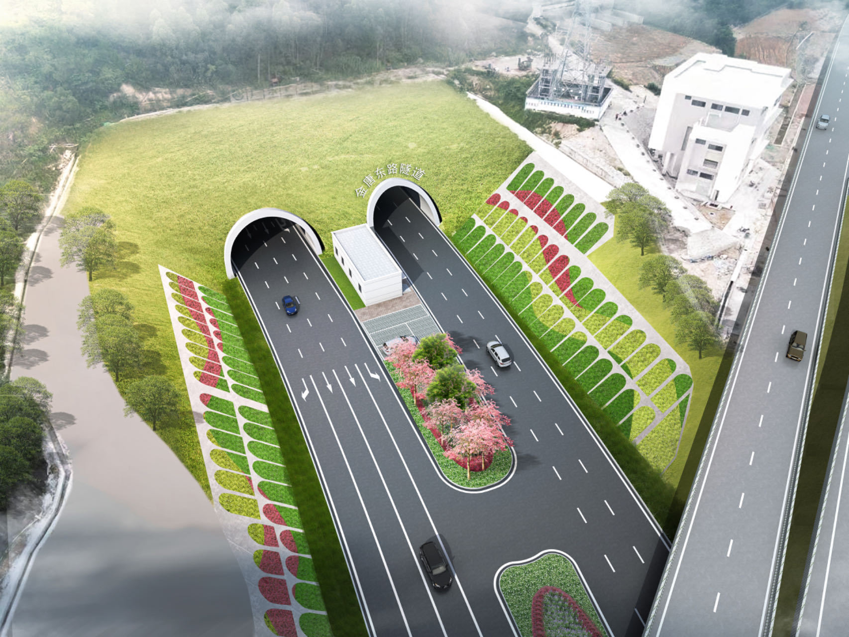 项目隧道部分。受访者供图