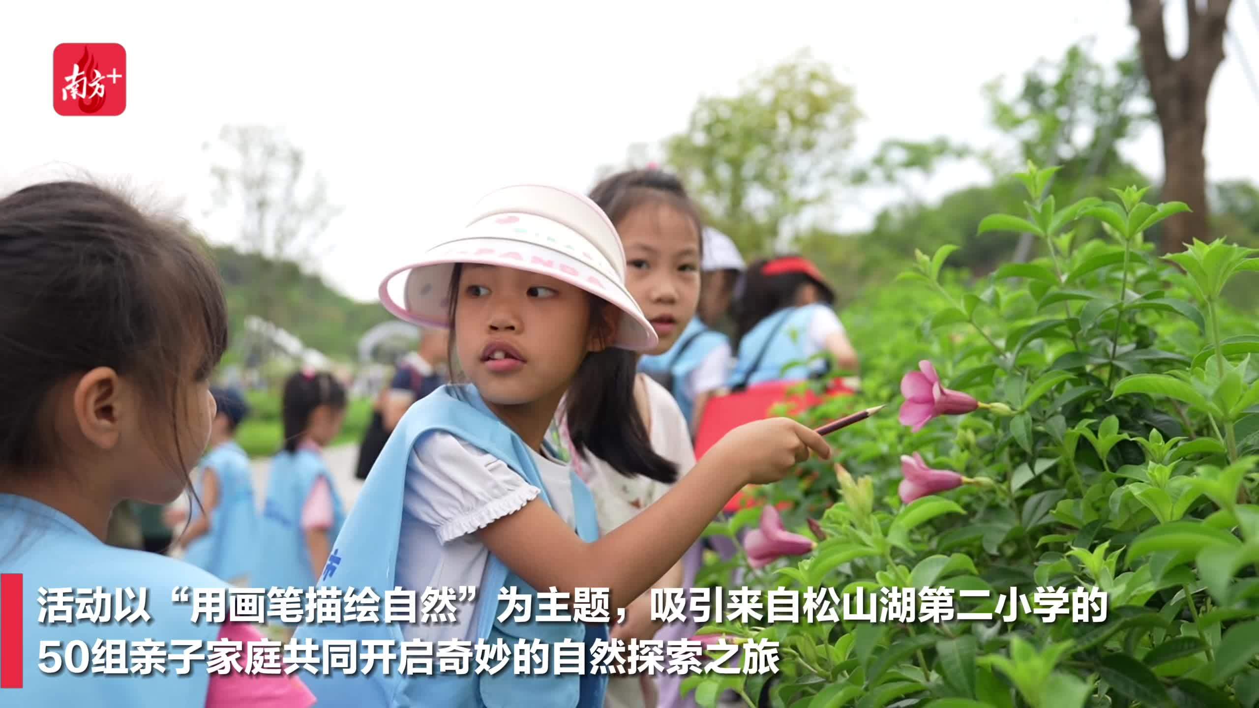 视频｜让孩子远离手机、拥抱自然，这场研学活动用画笔定格春天_南方+_南方plus, image size:2560x1440