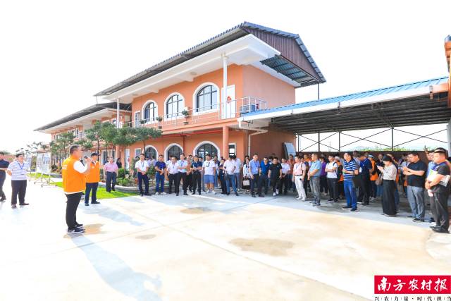 4月25日下午，与会嘉宾前往台山市天德禄农业科技有限公司基地观摩学习