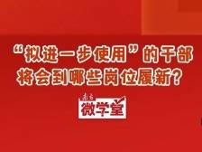 领导干部任职公示中的“拟进一步使用”，如何理解？