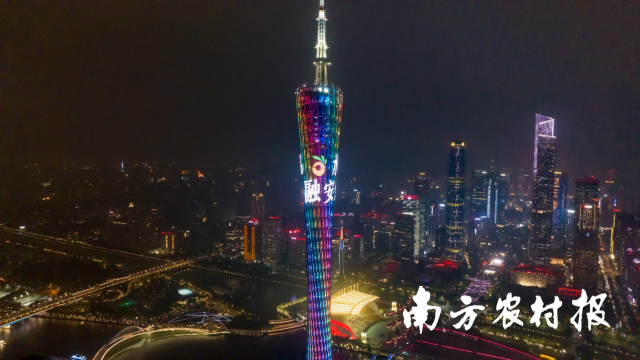2023年11月8日，在粤桂协作的推动下，“融安金桔”首次点亮广州城市地标“小蛮腰”。