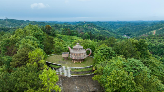 茶文化元素随处可见。