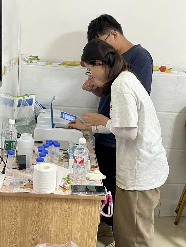 测量荔枝的农药残留数据。 测量荔枝的农药残留数据。