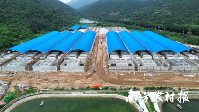 蓝色种业创新产业园效果图及在建状况。 蓝色种业创新产业园效果图及在建状况。
