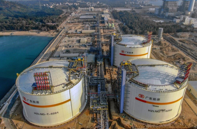 惠州LNG接收站项目储罐工程顺利实现机械完工。
