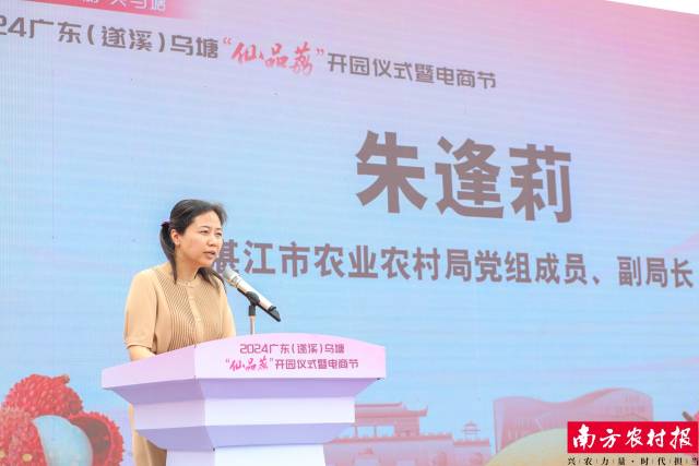 湛江市农业农村局党组成员、副局长朱逢莉