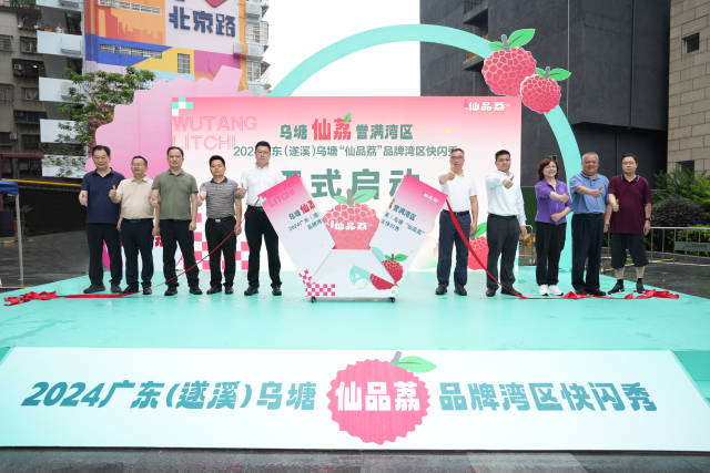2024广东（遂溪）乌塘“仙品荔”品牌湾区快闪秀启动。