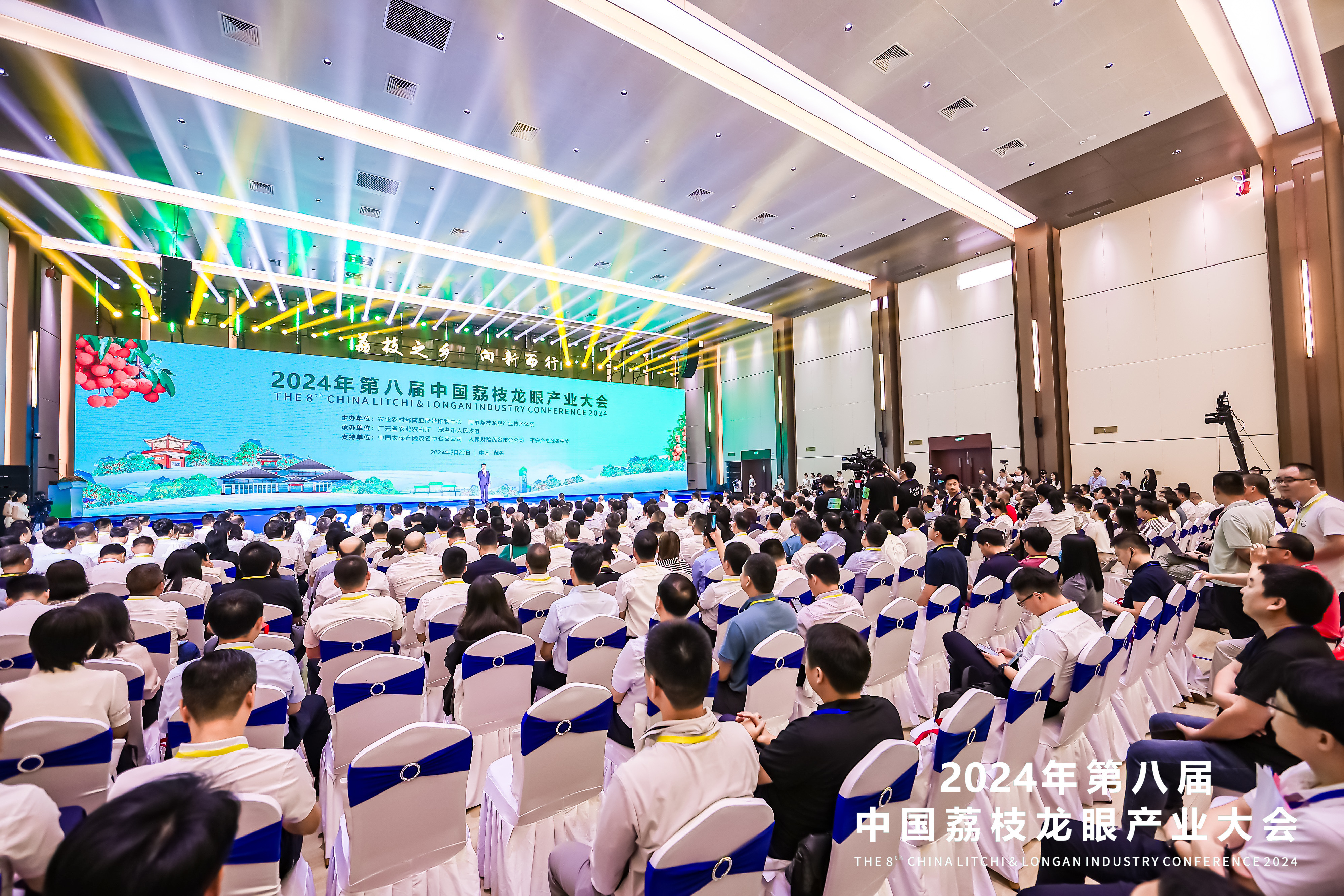 2024年第八届中国荔枝龙眼产业大会现场。品牌