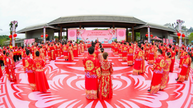 “520我爱荔”！茂名58对新人情牵荔乡喜结连理