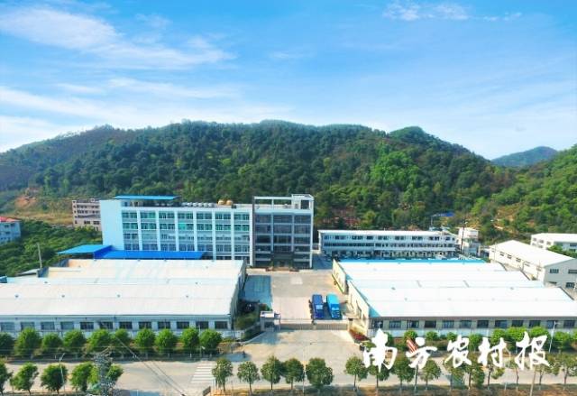 产业园实施主体之一广州浩恩奉仕食品有限公司工厂全景,其水果加工原料供给海内外,日产果汁原材料40吨。 产业园实施主体之一广州浩恩奉仕食品有限公司工厂全景,其水果加工原料供给海内外,日产果汁原材料40吨。