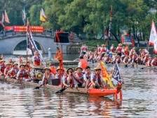 多图｜五月五，龙船鼓，592岁盐步老龙趁景荔枝湾