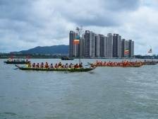 6条龙舟竞速3.6公里，白蕉海上马拉松超燃！