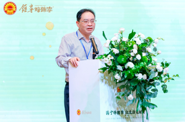 贵州省品牌建设促进会理事长吴好学。