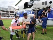 直击梅州汛情｜直升机救出首批平远泗水镇被困群众