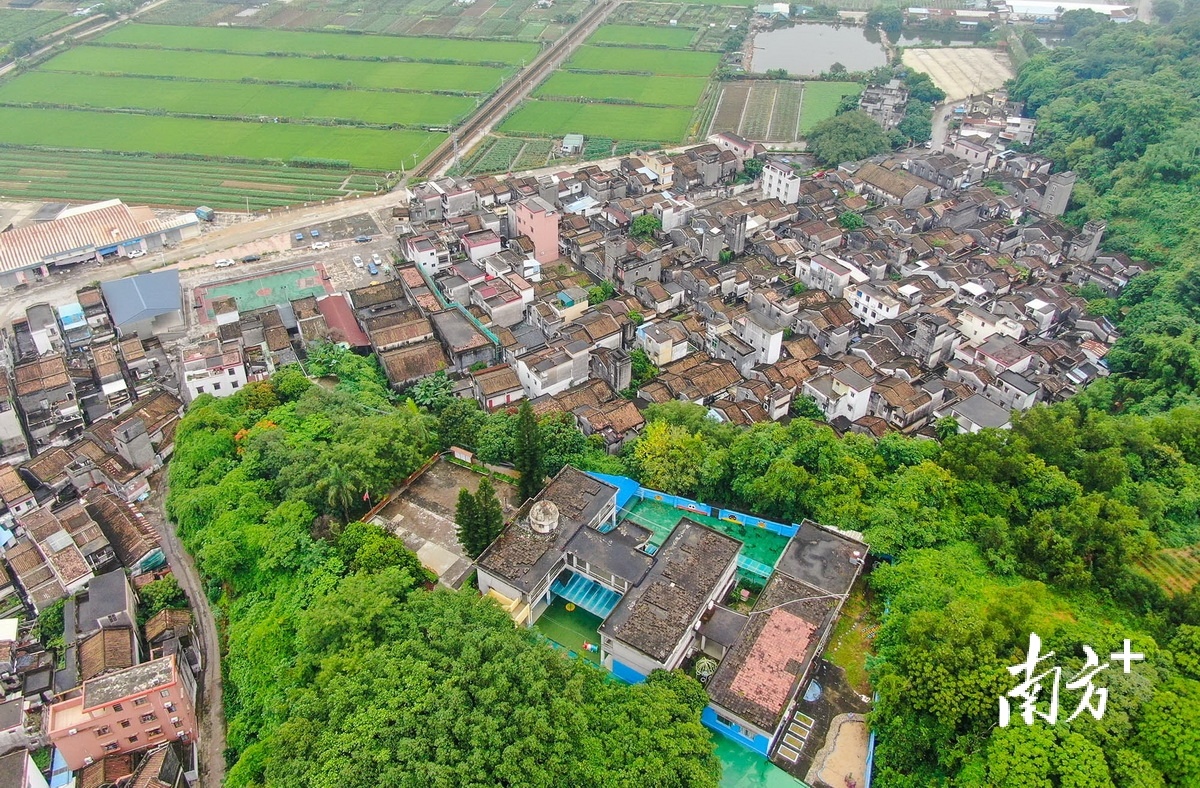 鸟瞰起凤环社区。 南方+ 叶志文 拍摄