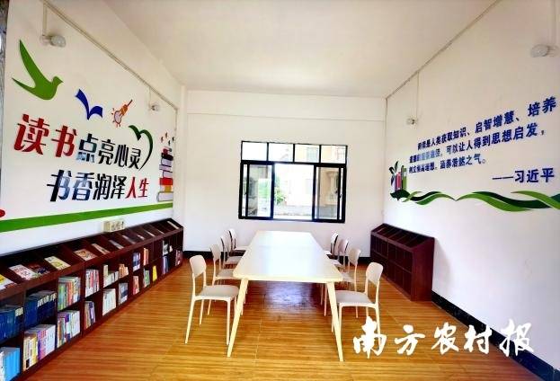 打造悅讀角和購置圖書。