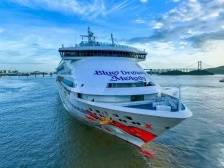 今日南沙顶流，“蓝梦之歌”邮轮长这样→