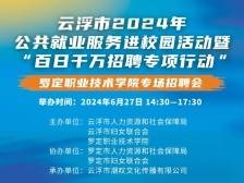 求职者注意，罗职院27日有招聘会！