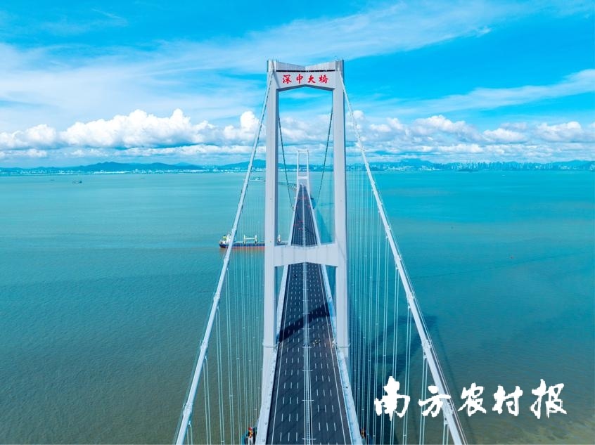 深中通道深中大桥。粤桂 深中通道深中大桥。东融