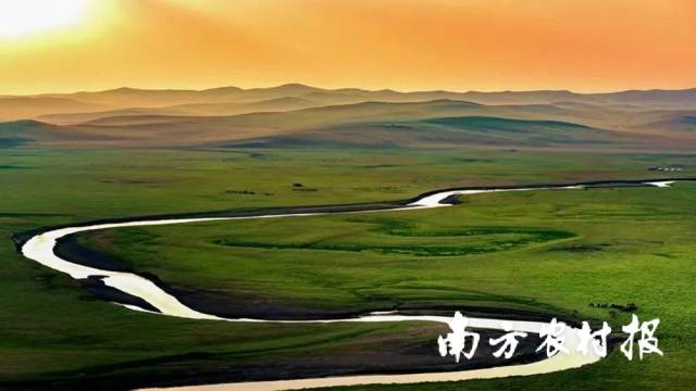 內(nèi)蒙古大草原美景。