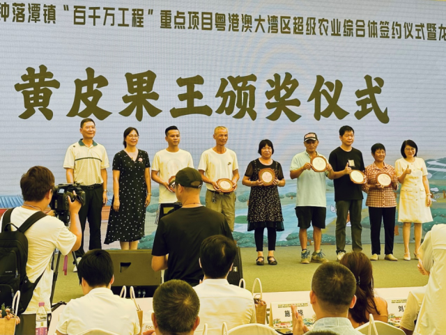 黄皮果王颁奖仪式。