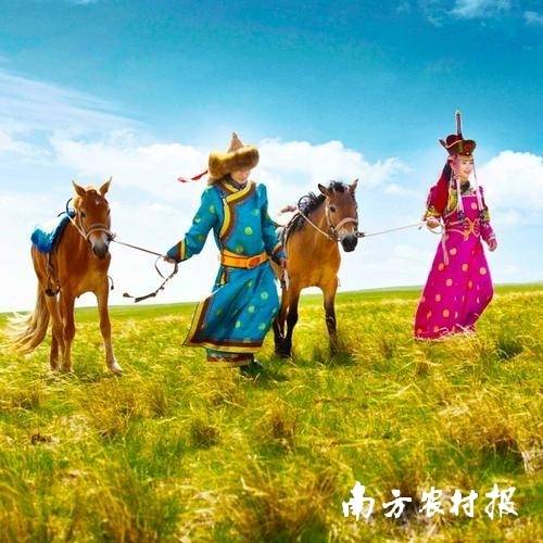 風(fēng)景秀麗的內(nèi)蒙古草原。