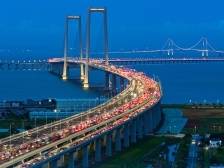 深中通道24小时车流量曝光，堵车原因找到了！