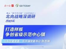 南方访谈｜三水区委常委、乐平镇党委书记张志彬：打造样板，争创省级示范中心镇