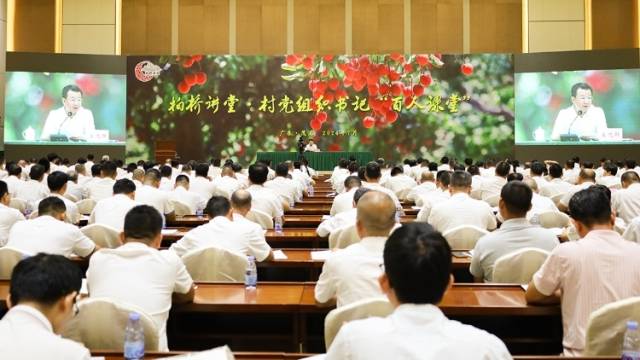 茂名大道｜柏桥讲堂再炼“头雁”，村书记“百人课堂”背后有深意