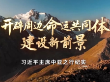 时政纪录片丨开辟周边命运共同体建设新前景——习近平主席中亚之行纪实