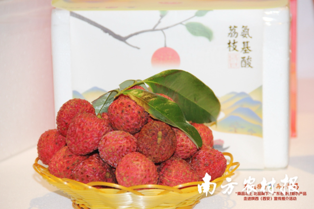 联饶荔枝亮相广东名特优新农产品走进陕西（西安）宣传推介系列活动。