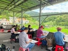 兴宁市“百千万工程”美术采风展览活动走进罗岗镇溪联村