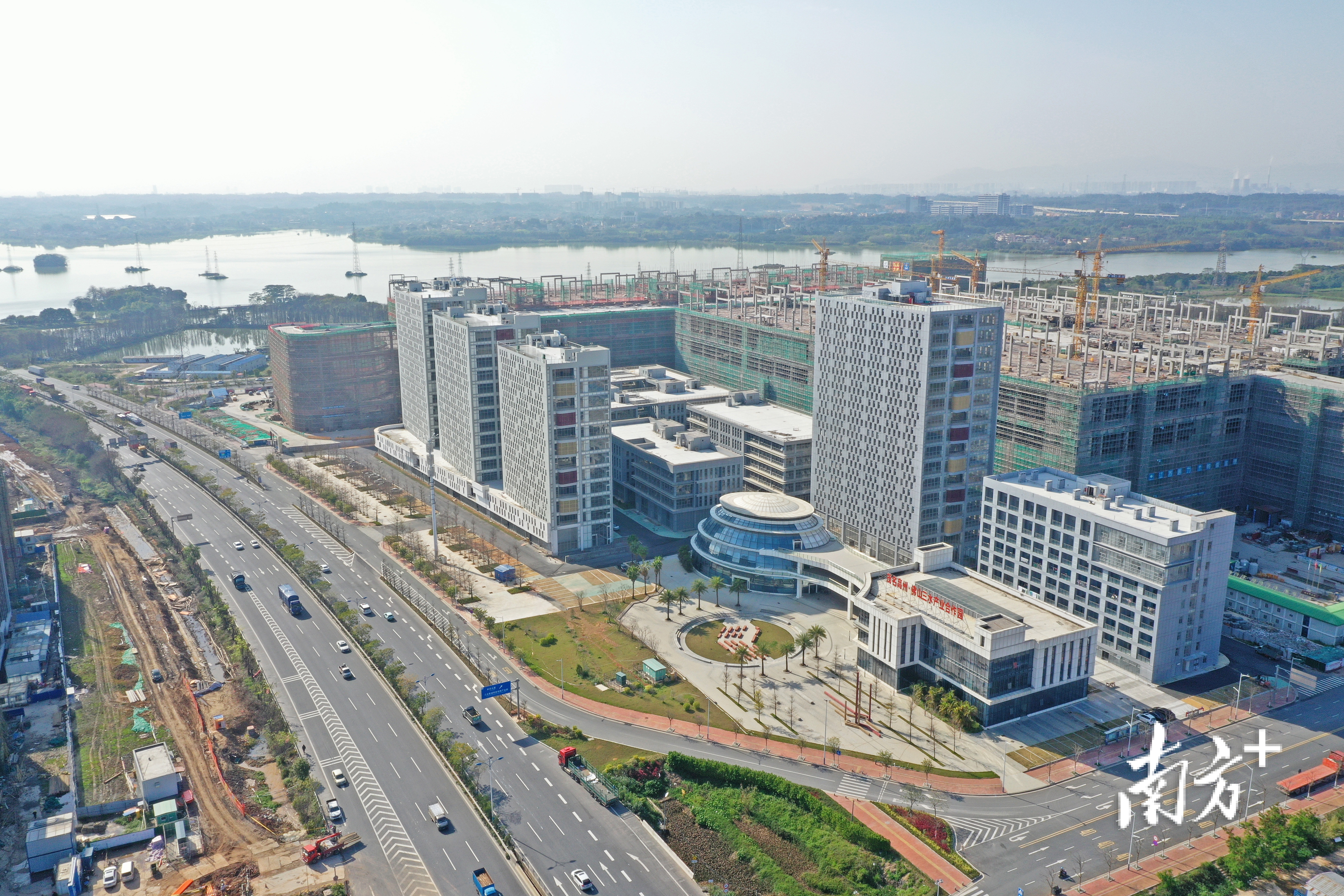 茂名高州·佛山三水产业合作园位于三水区新城中心。戴嘉信 摄