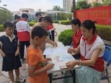 倡导文明养犬，丽雅社区青少年志愿者在行动