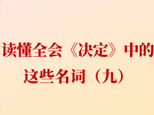 读懂全会《决定》中的这些名词