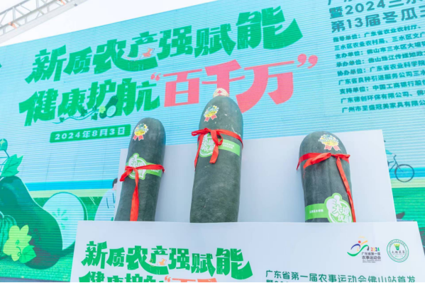三水大塘第13届冬瓜王大赛特等奖诞生，重达118.64斤。