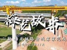 揭秘！高铁的最后一片梁是这样架设的｜梅龙故事②