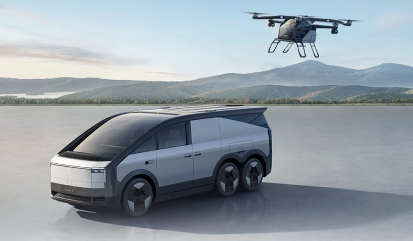 小鹏汇天分体式飞行汽车“陆地航母” 小鹏汇天分体式飞行汽车“陆地航母”