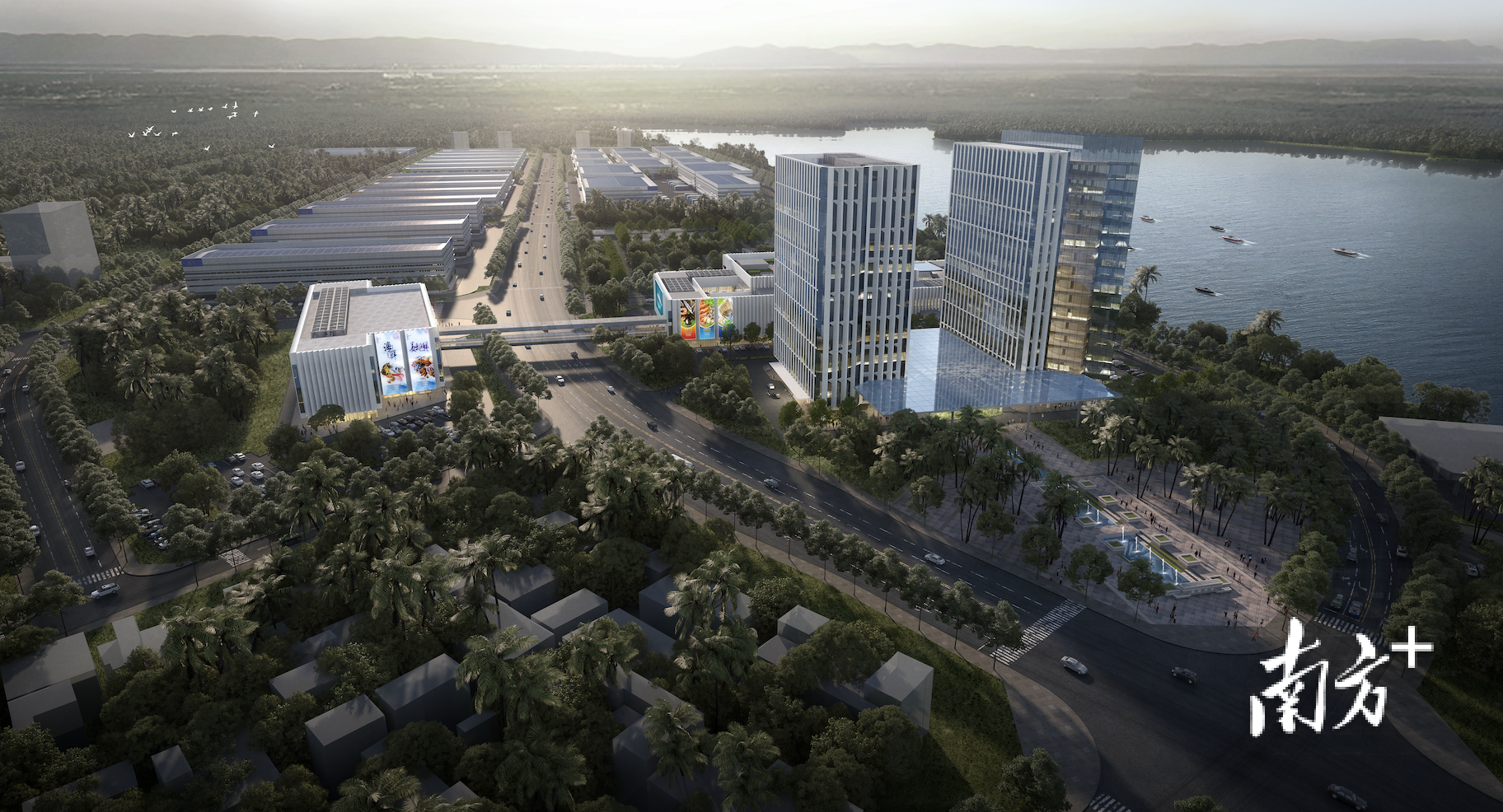 渔港经济区路网通达,为渔业疏运提供保障。资料图