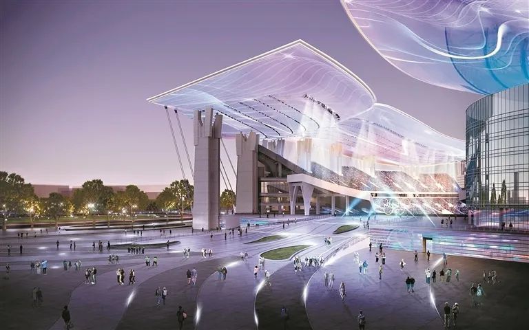 广东奥林匹克体育中心改造局部效果图(受访者供图) 广东奥林匹克体育中心改造局部效果图(受访者供图)
