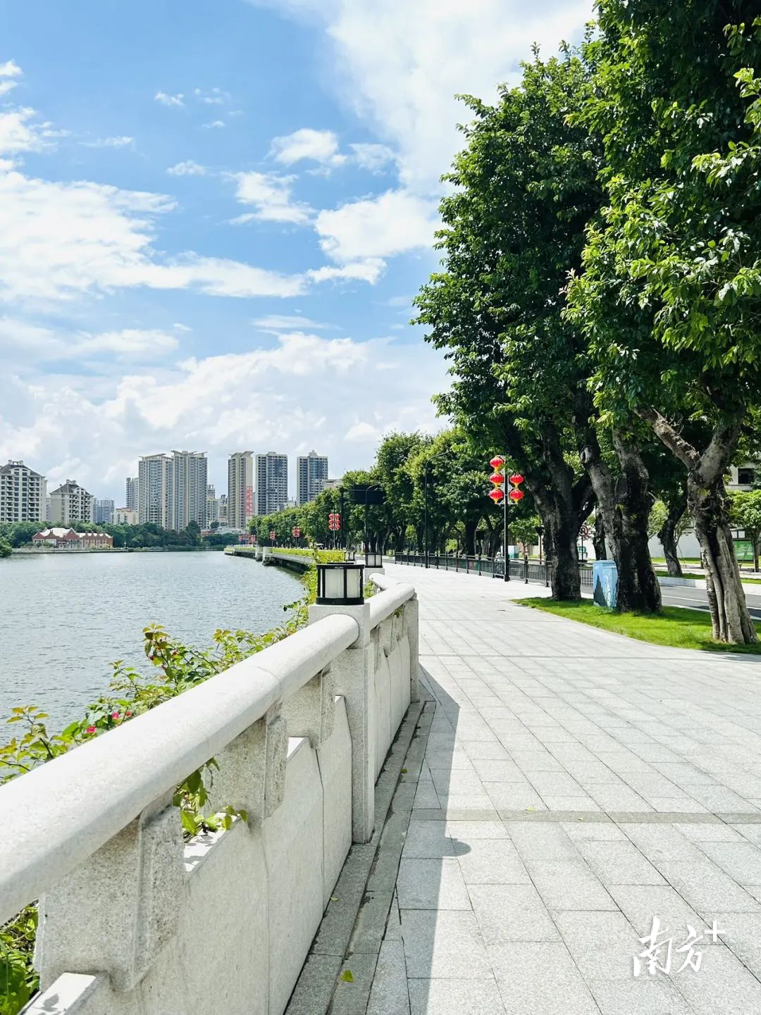 岐江道先行段一路美景相伴,逐渐成为中山人的“情侣路”。