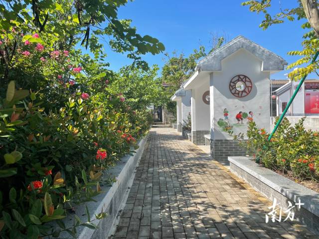 横江村农业公园环境优美，村民们常在这谈论着一天的收获与趣事。