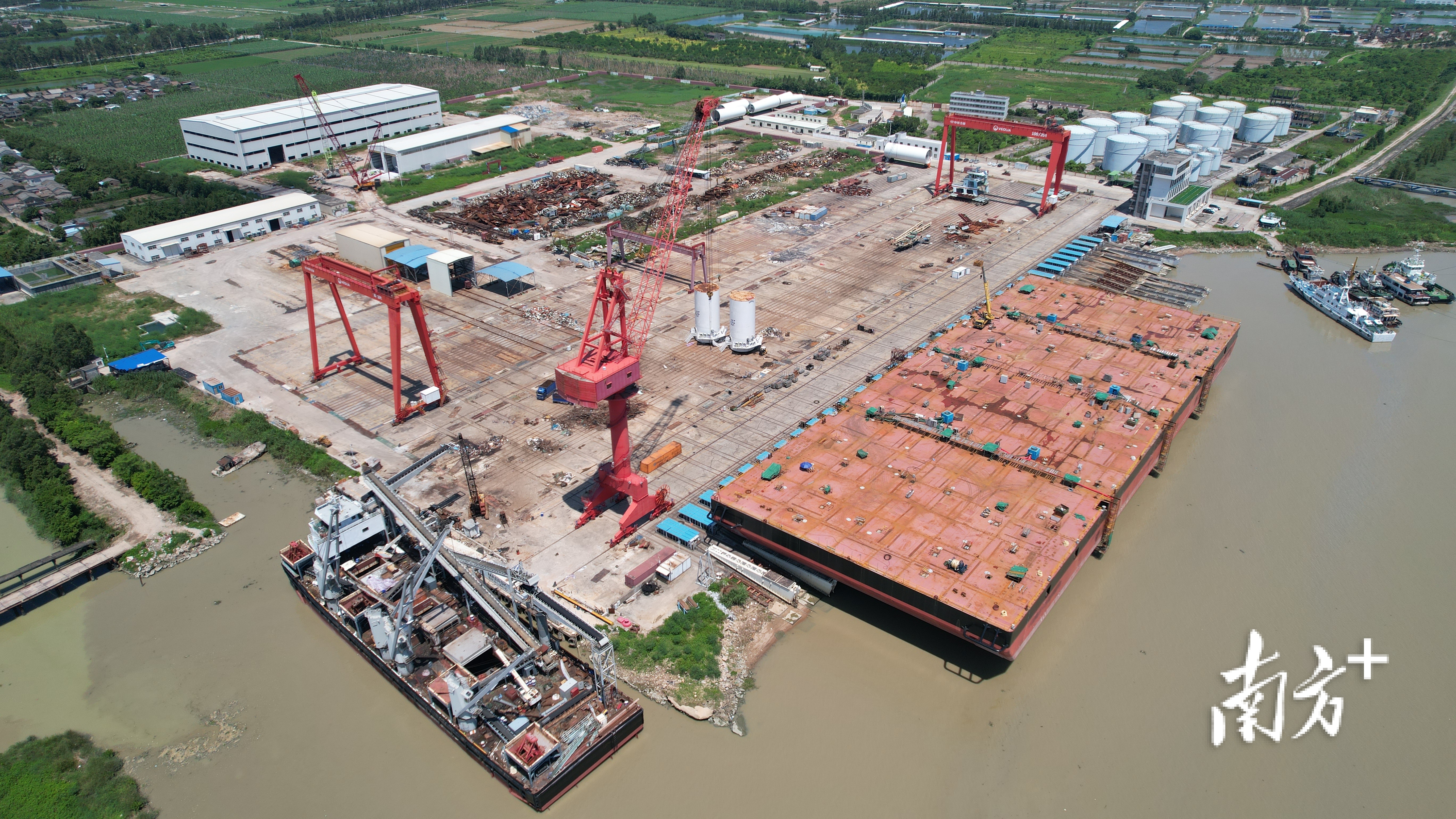 威立雅的江门基地。