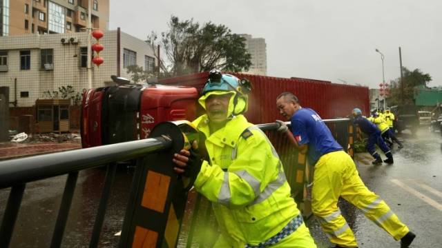 广东结束防风应急响应