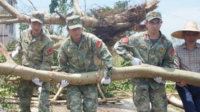 疏通乡道、帮助村民，台风“摩羯”过后徐闻乡镇干部齐出动