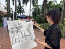 广州白云区举行秋华雅集“新时代白云十景”书画创作活动