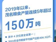太有“米”了！茂名粮食产量连续5年超150万吨｜数说“丰”采