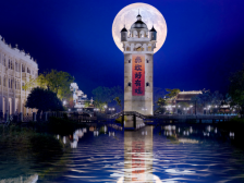 开平升起“20个月亮”！这个中秋，赤坎化身“月亮镇”